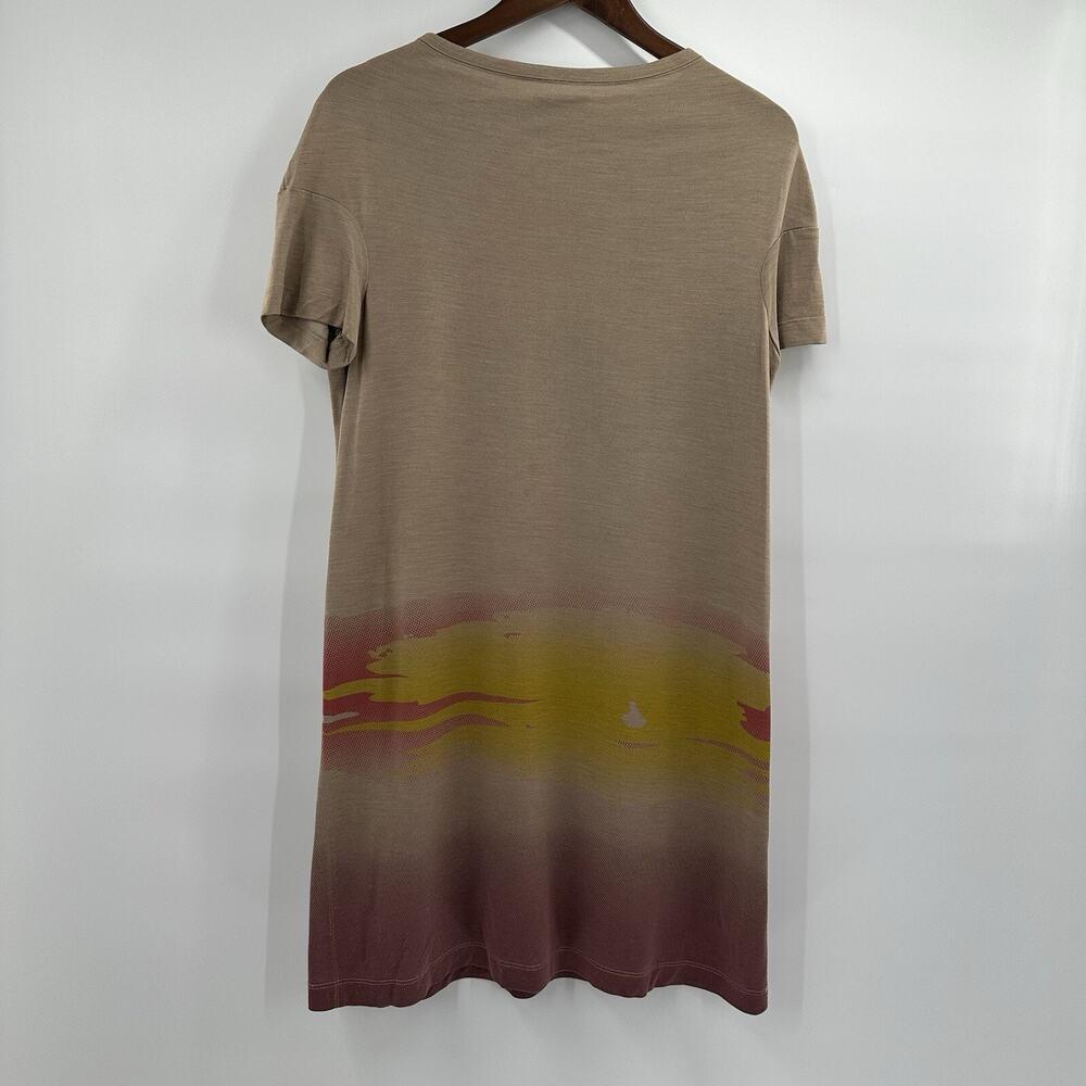 Marc Jacobs Bergdorf Goodman Dress Womens 8 Multicolor Silk Sunset Art